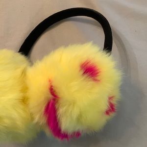 Smiley face earmuffs